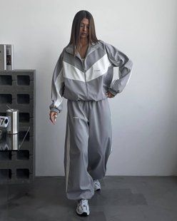 Жіночий спортивний костюм з плащівки Еммі з підкладкою 931 фото